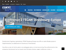 Tablet Screenshot of ecam-strasbourg.eu